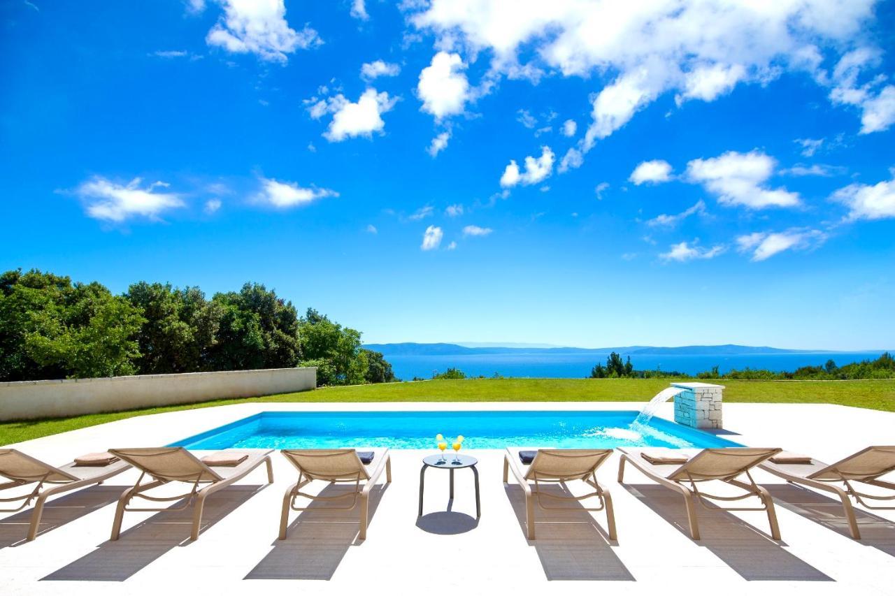 Luxury Panorama Vila With Amazing Seaview In Gondolici 7 Km From Rabac Labin  Exterior foto