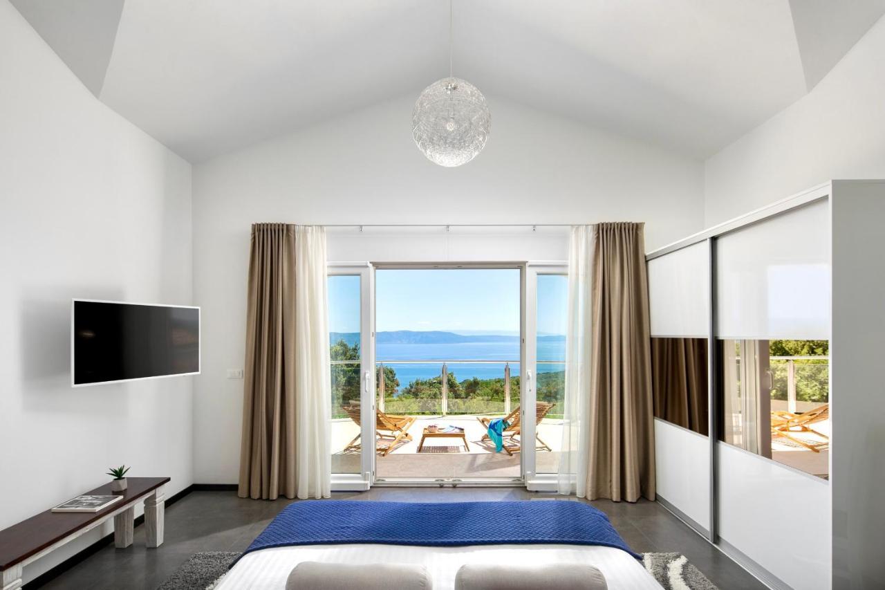 Luxury Panorama Vila With Amazing Seaview In Gondolici 7 Km From Rabac Labin  Exterior foto